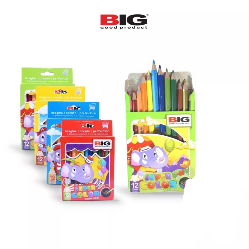 

(PCS) PENSIL WARNA BIG CP5002 12W PENDEK