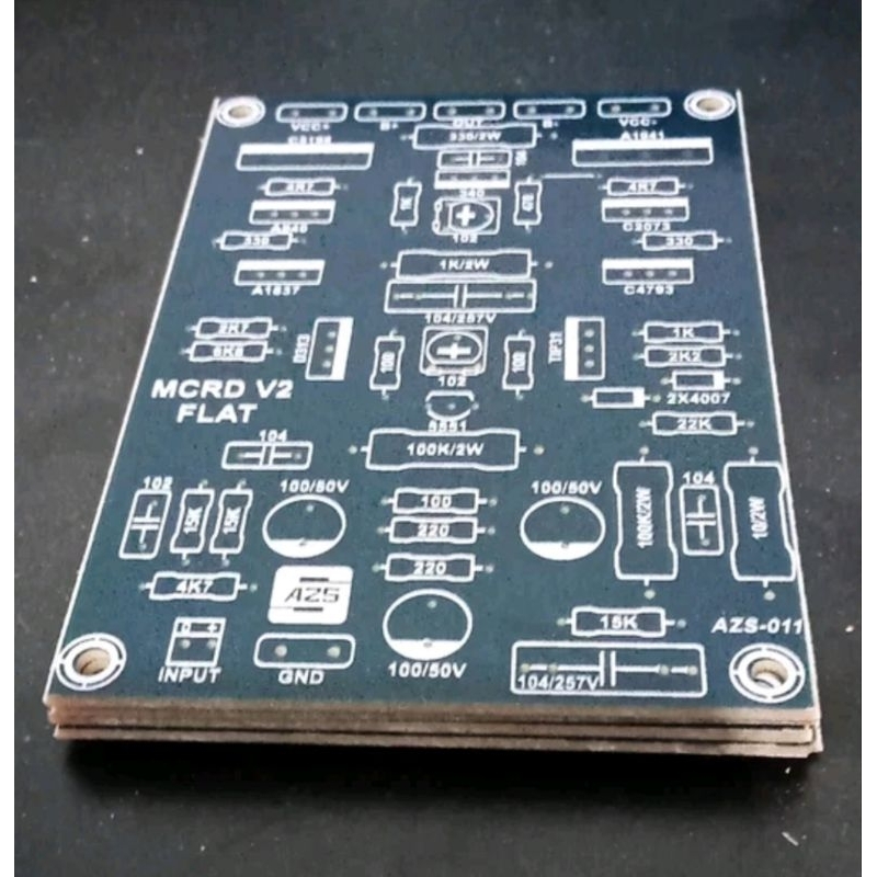 pcb power Mcrd mono v2 flat