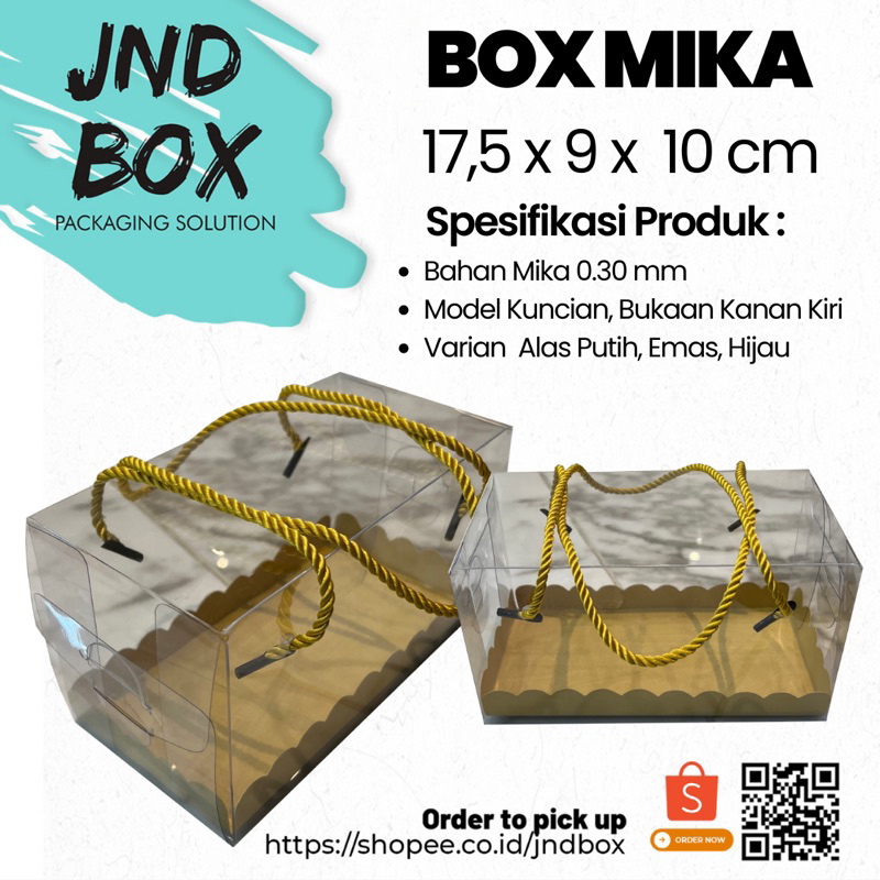 Box Mika Doskue 17,5 x 9 x 10 cm (Min Order 2 Pcs)