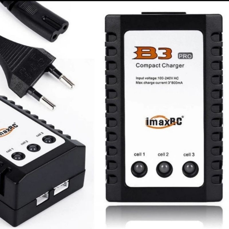 Charger rc balancer imax B3 Pro baterai LIPO 2S 7,4V dan 3S 11.1V untuk SYMA X8C / X8W / X8G X8HW X8