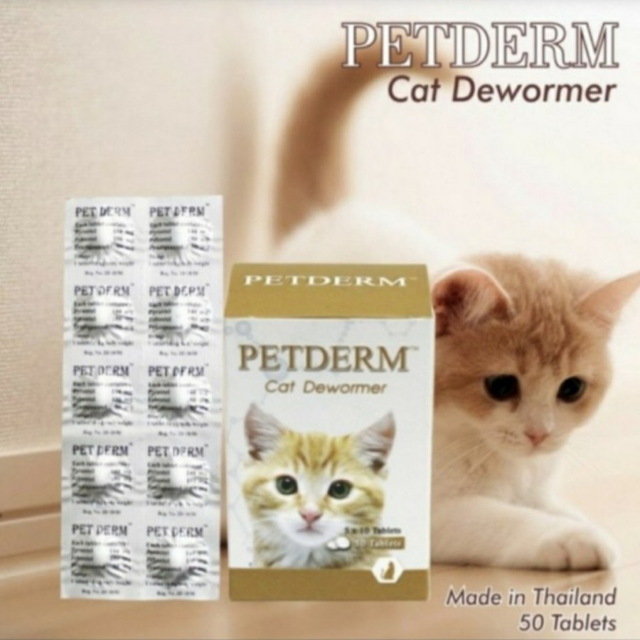 Pet Derm for Cats / obat cacing kucing / PetDerm