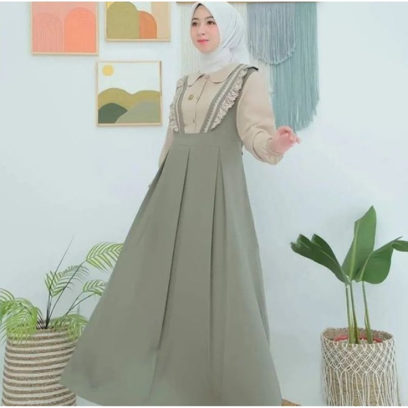 AMONA DRESS/DRESS CRINKLE AIRFLOW WANITA TERLARIS DRESS WANITA TERBARU 2023/gamis dewasa terbaru/gamis crinkle kekinian/gamis muslimah terbaru/terlaris/fashion viral wanita/baju muslim wanita/pakaian cewek muslim