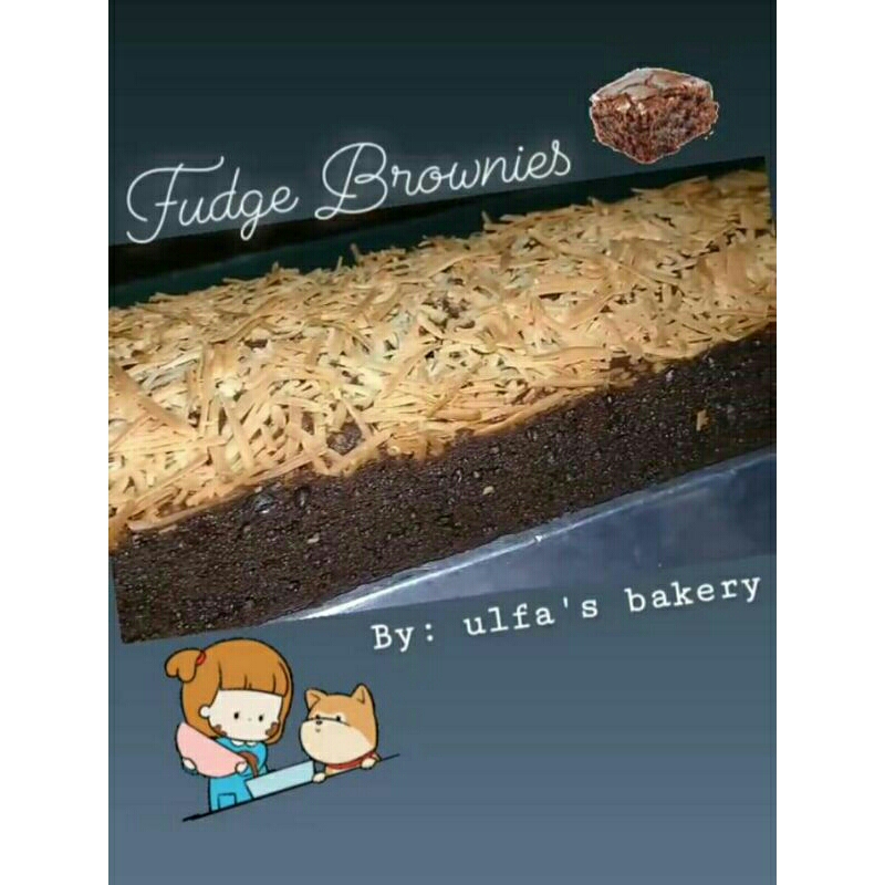 

Brownies Fudge Topping Keju