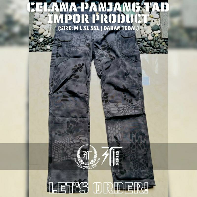 Celana Panjang TAD - Celana Panjang Tactical Outdoor IMPOR - LORENG PHYTON MANDRAKE