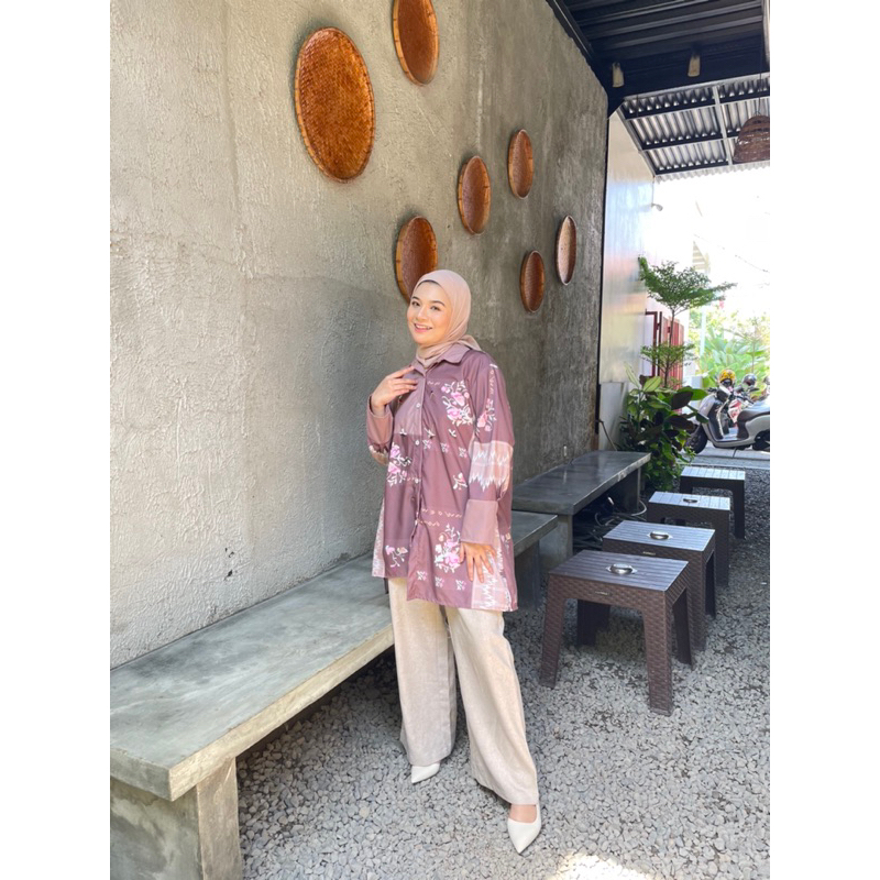 Batik Lontara Makassar Coklat