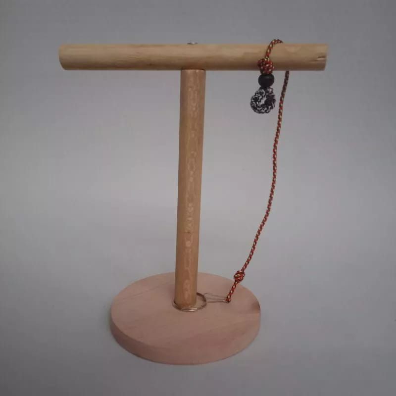 Tangkringan Burung Stand Untuk Plus Tali Kaki Untuk Lovebird, Parrot, Parkit