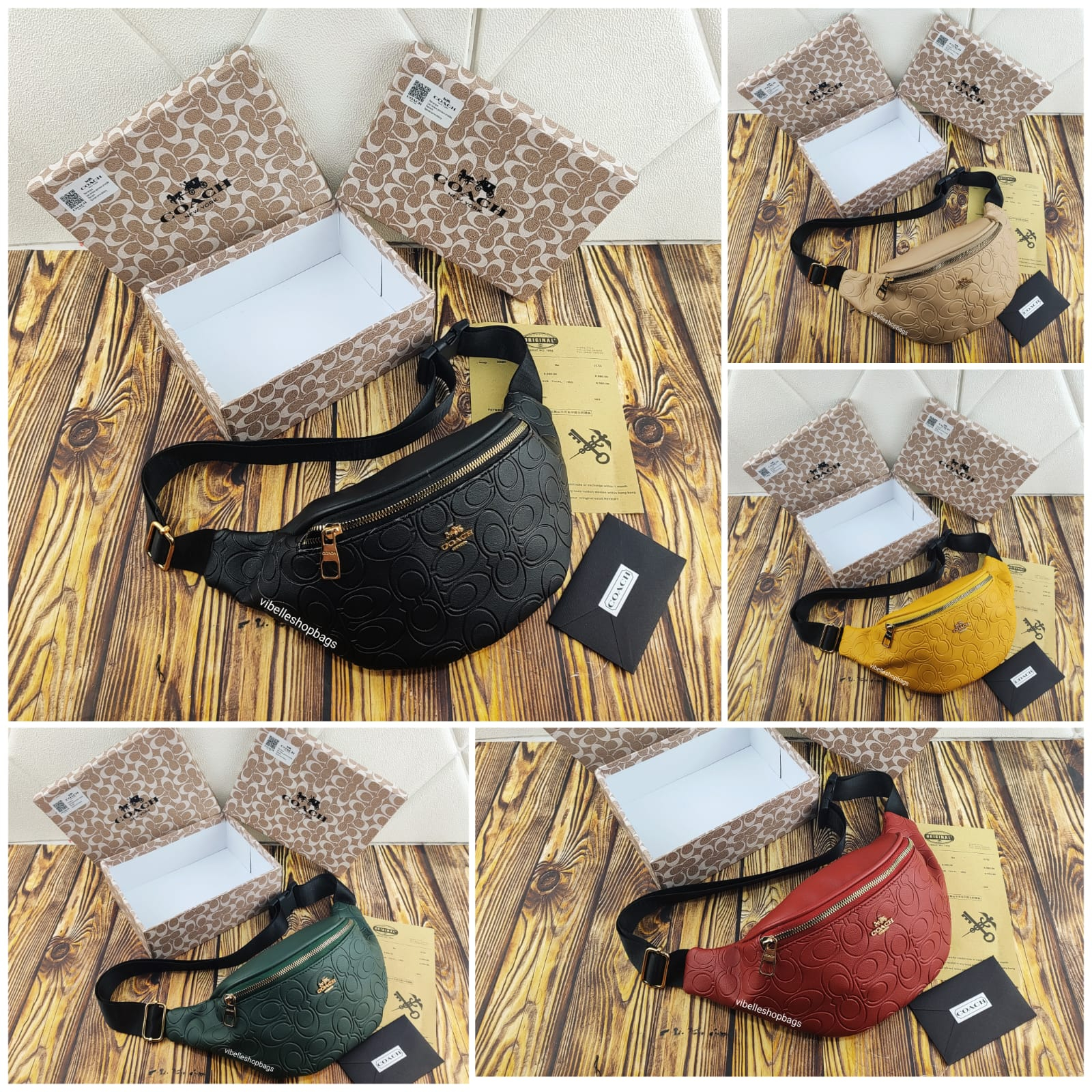 Tas Dada Pinggang Pria wanita authentic factory outlet Coach Man Waist Bag - [FREE BOX] COACH WAISTBAG Tas wanita tas terlaris tas coach - Ready Stock tas coach bag original kantong pria tas bahu miring Paket dada 1787