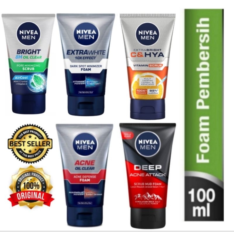 NIVEA MEN Facial Foam 100ml
