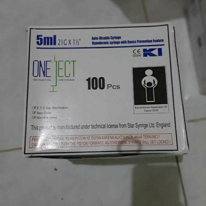 Spuit 5 ml Oneject