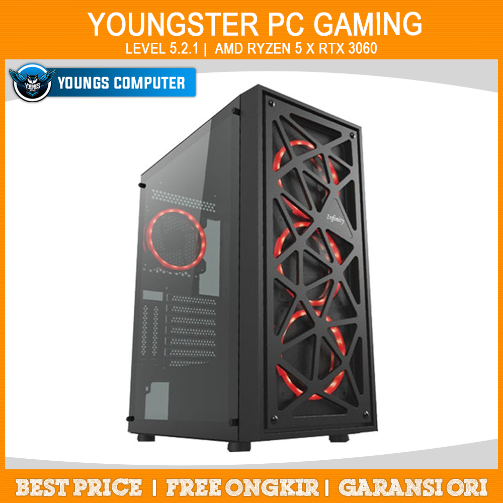 YOUNGSTER PC GAMING | LEVEL 5.2.1 |  AMD Ryzen 5 x RTX 3060