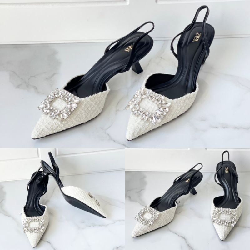 Zara Heels 6cm Selop S13918
