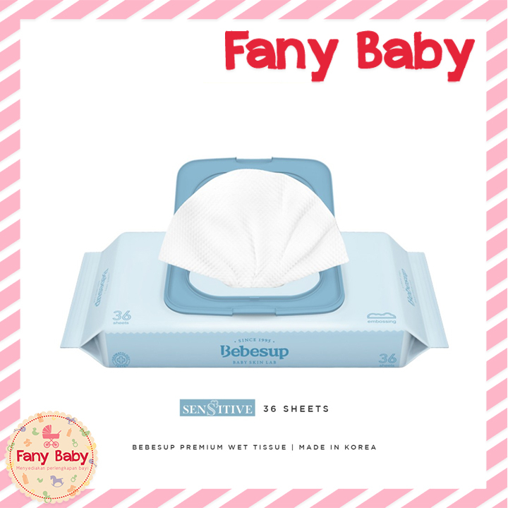 BEBESUP BABY WIPES SENSITIVE 36 SHEET