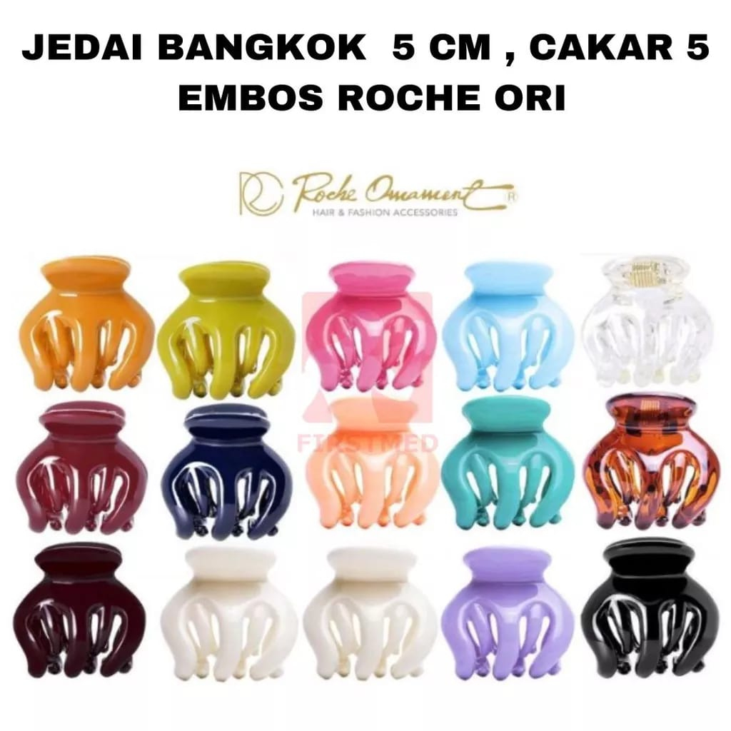 Lucky Fashion Jedai 5cm cakar 5 (bahan lebih tebal dan lebih kenceng)- ORI ROCHE ORNAMENT isi 1pc