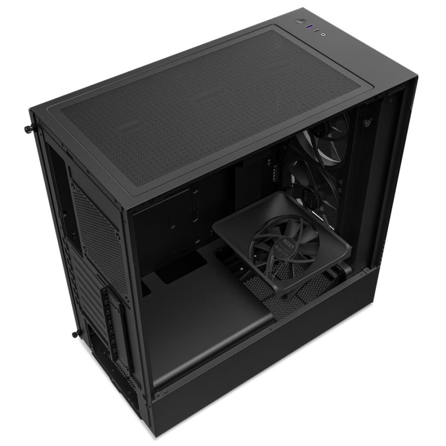 [tanpa palet kayu] NZXT H5 ELITE ATX Premium Compact Mid-tower Gaming Case - Matte Black atau Matte White