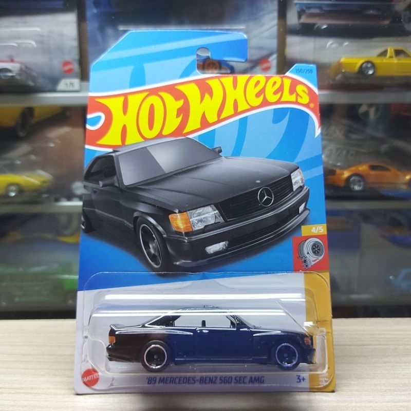 HOT WHEELS 89 MERCEDES BENZ 560 SEC AMG BLACK 2023