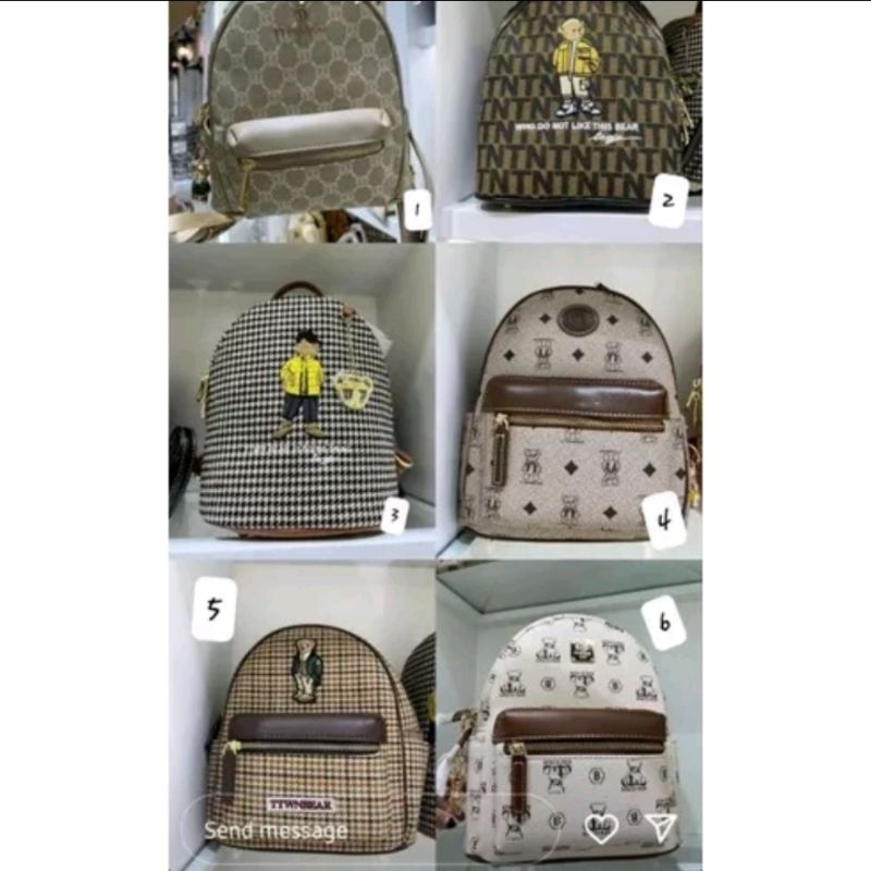 PO TTWN Bear Bag Tas Wanita Original Import BKK Bangkok