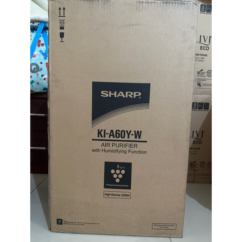 Penjernih Udara Sharp KI-A60Y-W dengan Teknologi Plasmacluster