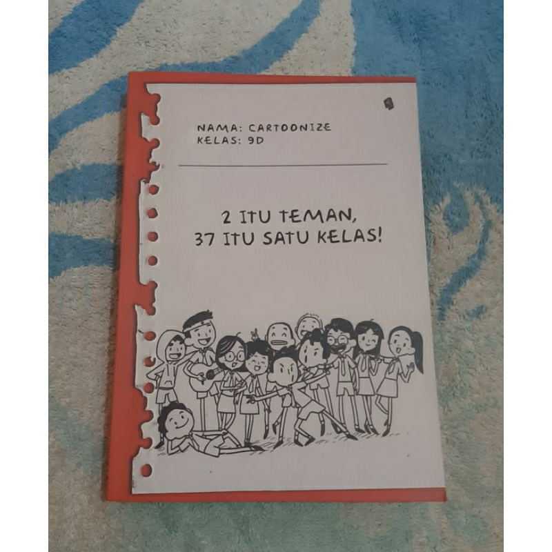 2 itu Teman, 37 itu Satu Kelas (Cartoonize) - PRELOVED ORI, IDN