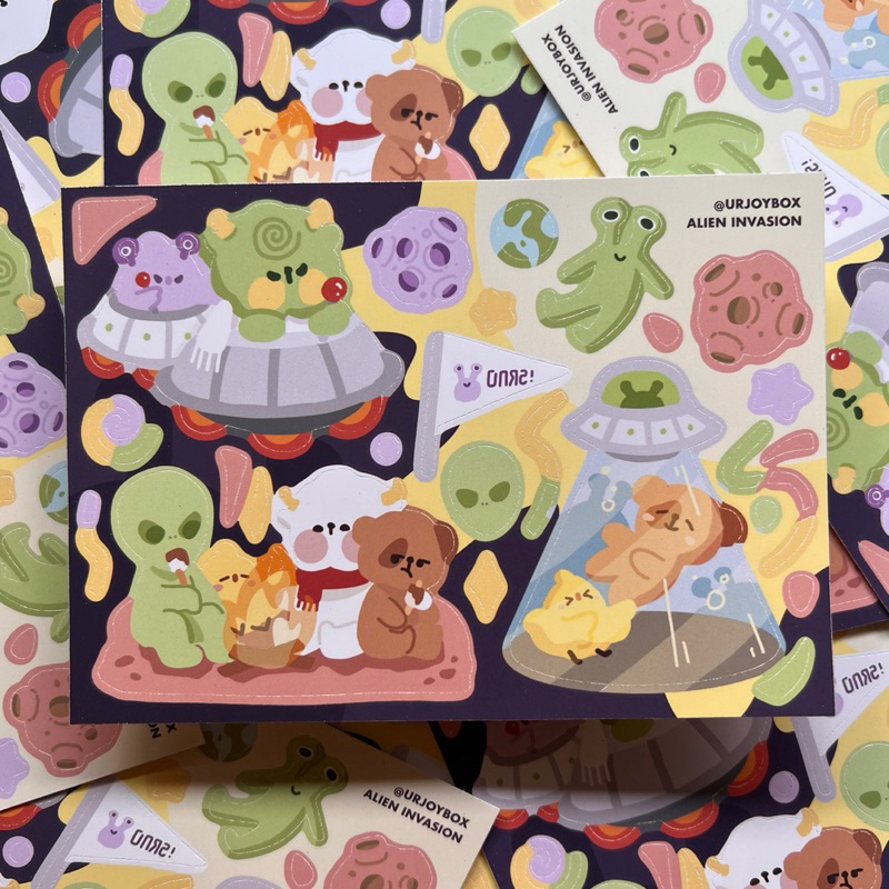 

Alien Invasion | Diary Stickers | UR JOYBOX