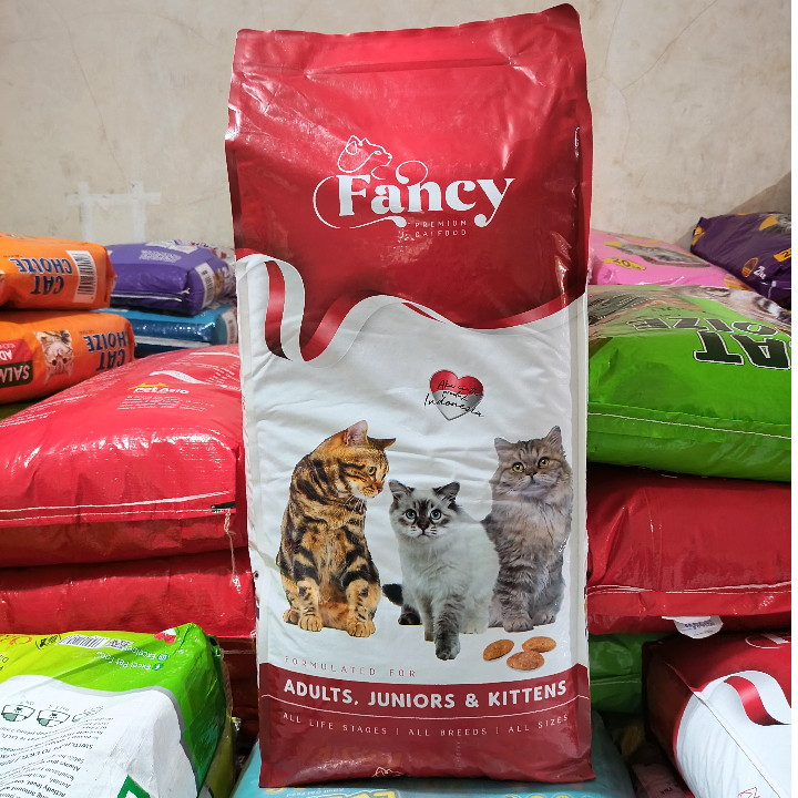 EXPEDISI Makanan Kucing Fancy Premium All Stages Kemasan 20kG Cat Food