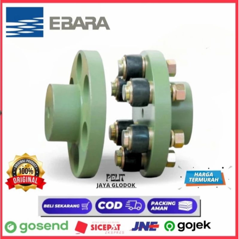 karet coupling pompa air ebara original / rubber kopling pompa ebara