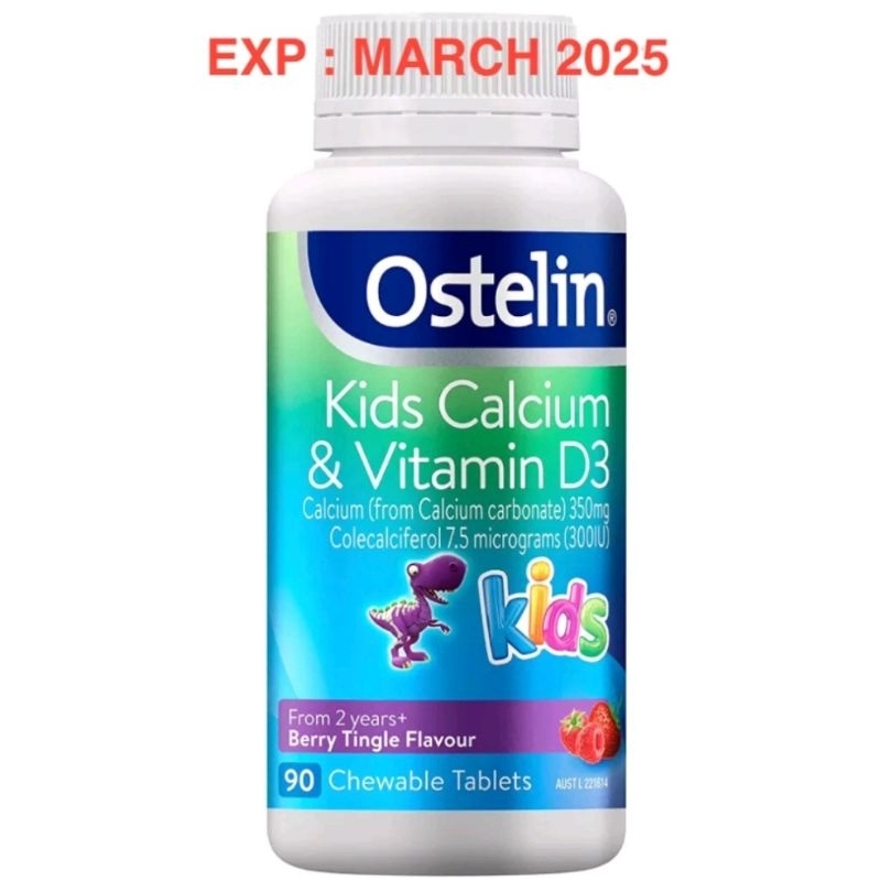 Ostelin Kids Calcium & Vitamin 90tabs
