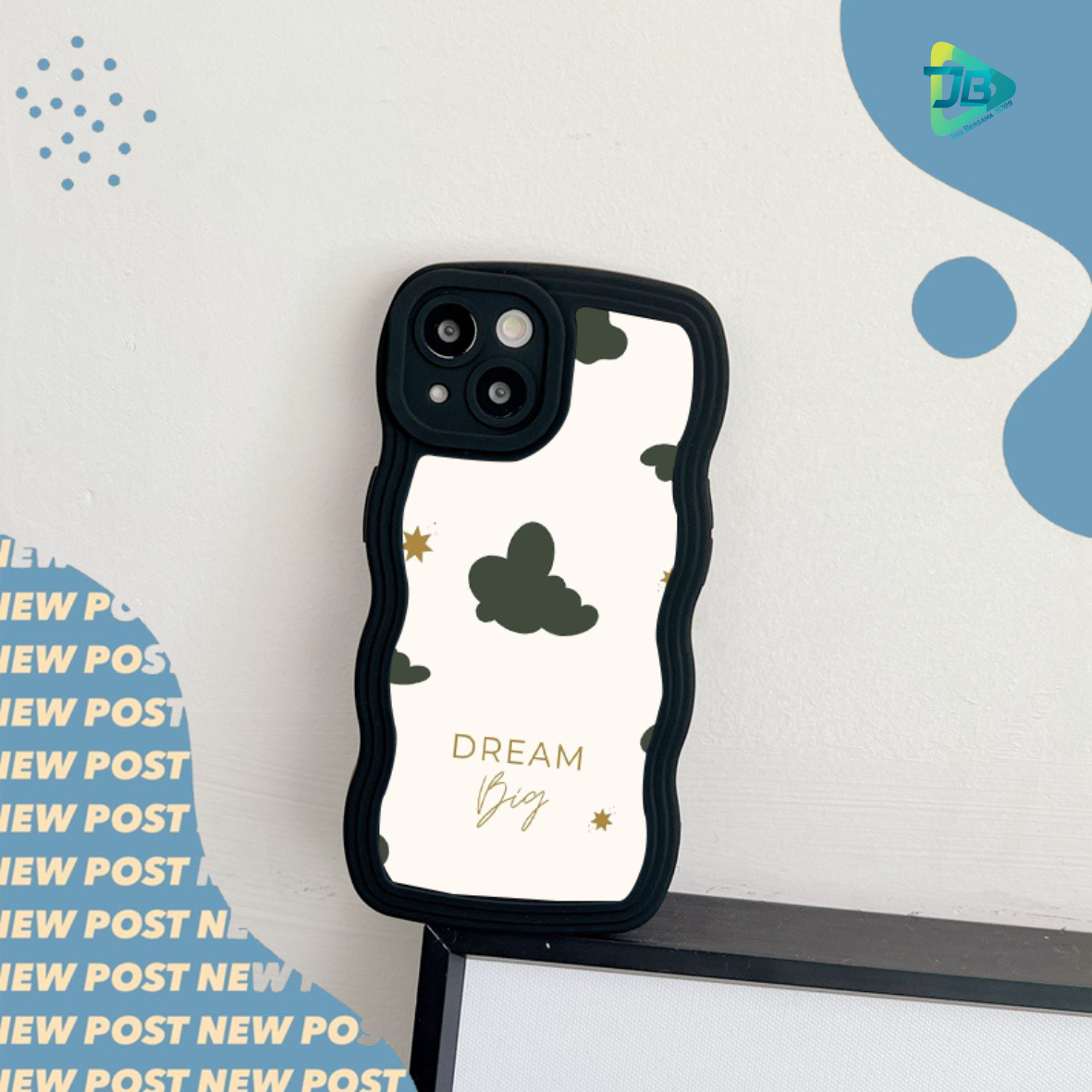 CUSTOM SOFTCASE SILIKON GELOMBANG WAVY CUSTOM DREAM BIG FOR OPPO A3S A5S A1K A15 A16 A17 A17K A31 A37 NEO 9 A39 A57 A71 A83 F1S A59 F5 F7 F11 A5 A9 A52 A53 A33 A54 A55 A77S A74 A95 A76 A36 A96 RENO 4F F17 PRO 4 5 5F 6 7 8 7Z 8Z 8818