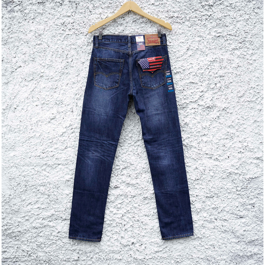 Jeans Levi's 505 | Jeans Pria | Blue Wash | 505AUUSA03