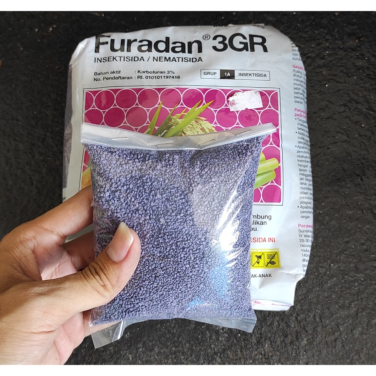 Insektisida Furadan 3gr Repacking 250 Gram Pembasmi Hama / Nematisida Furadan