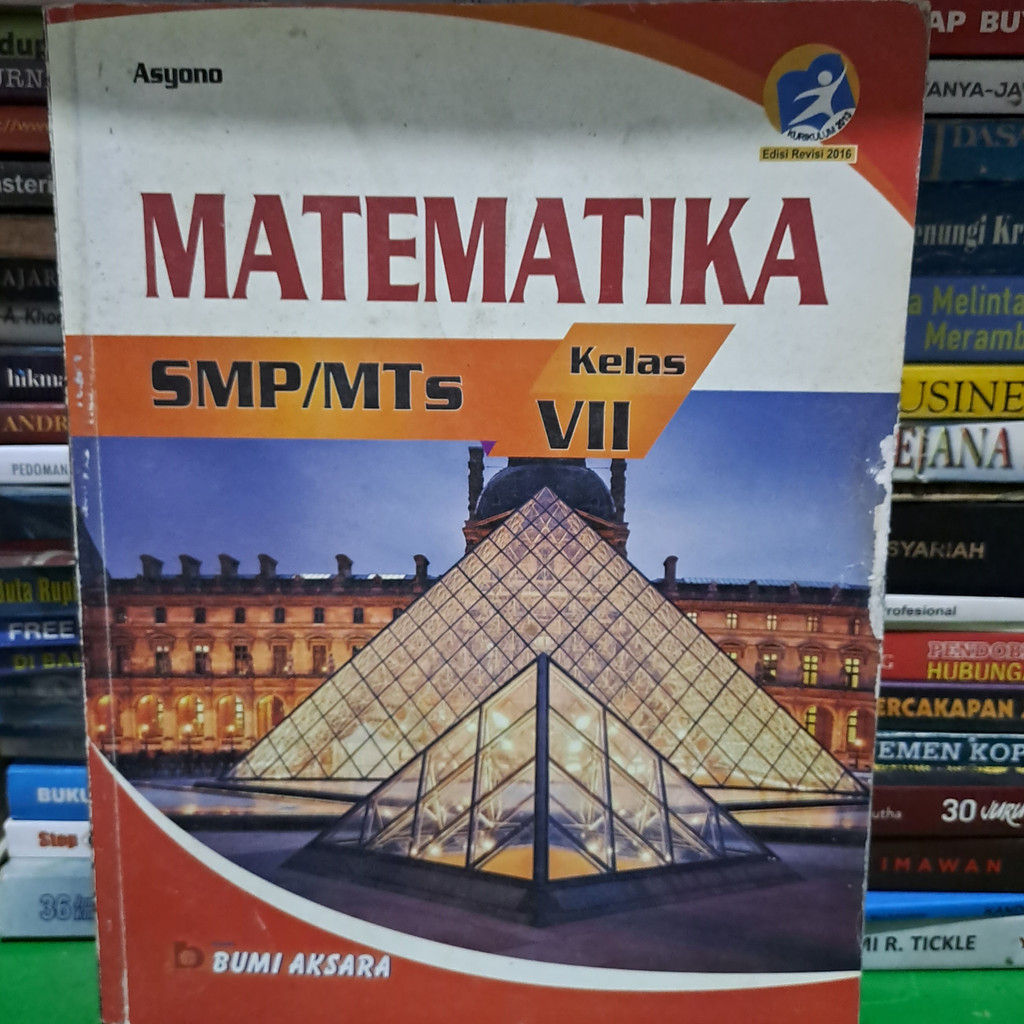 BUKU BEKAS MATEMATIKA KELAS 1/2/3 SMP BUMI AKSARA