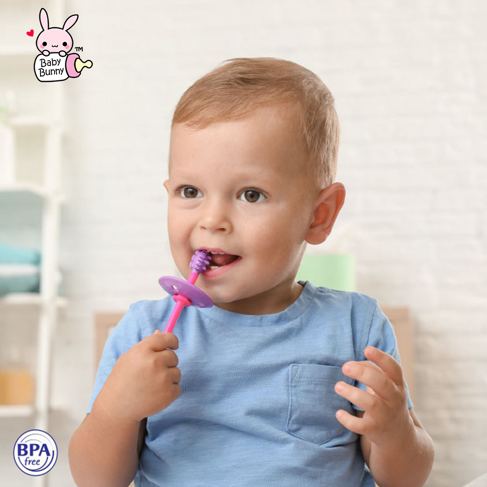 ❤ BELIA ❤ BABY SAFE Finger Toothbrush and Gum Massanger TB001 | Sikat gigi silikon bayi | Silicone | BABY SAFE