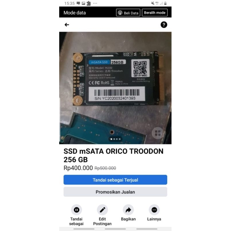ssd msata 256 orico