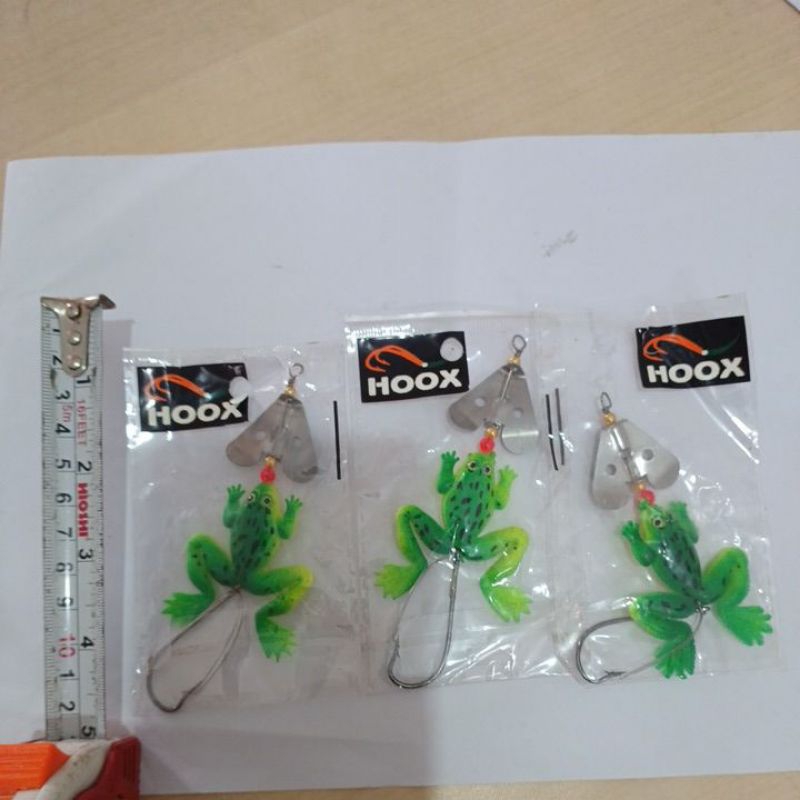 UMPAN PANCING KODOK-KODOKAN KARET,SOFT FROG hoox
