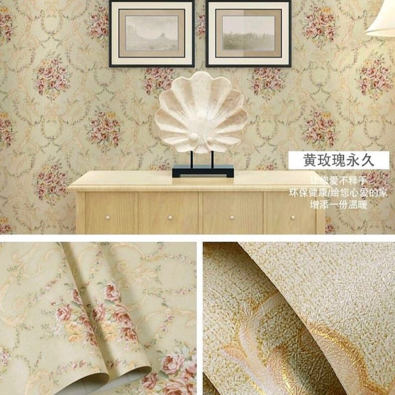 Wallpaper Dinding Shabby Cream Wallpaper Dinding Motif Shabby Wallpaper Dinding Shabby Wallpaper Cre