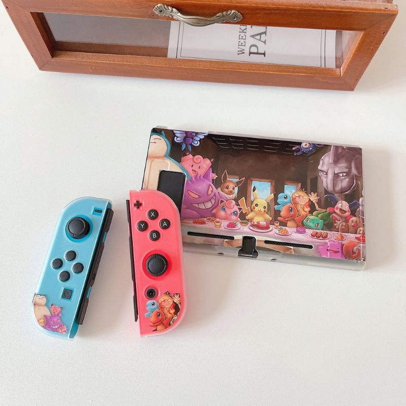 Case Nintendo Switch OLED v2 v1 Pokemon Silikon Silicone Casing Soft
