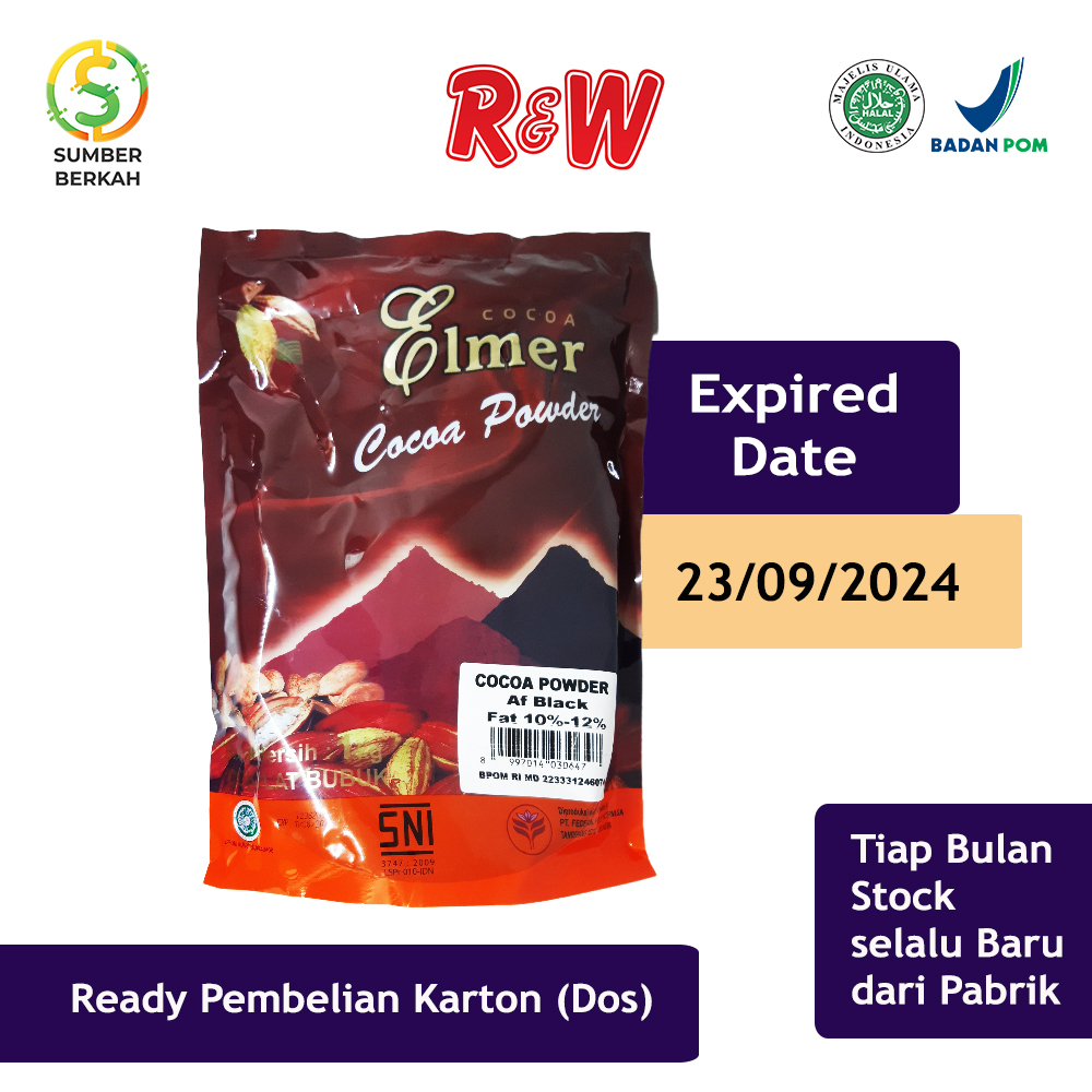 Coklat Bubuk Elmer African 1 kg Red Black Cokelat Bubuk