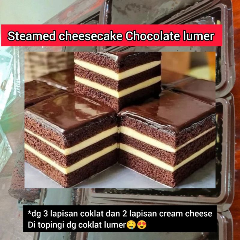 

Steamed Cheese Cake Chocolate Lumer Cek Heppy