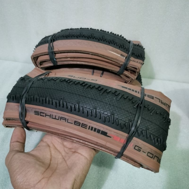 Ban Schwalbe G One RS 700 x 35c 40c 45c TLE Skinwall / Tanwall | Tire sepeda Gravel MTB not WTB Maxx