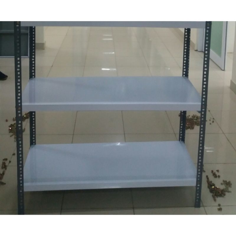 rak besi siku 3 susun serbaguna / rak toko / rak gudang