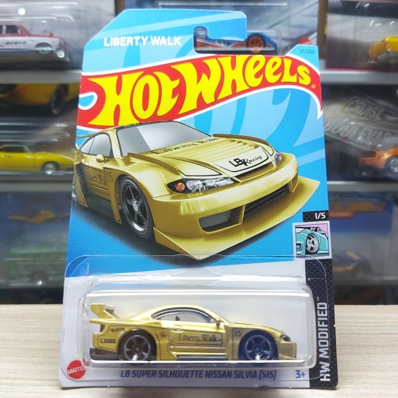 HOT WHEELS LB SUPER SILHOUETTE NISSAN SILVIA S15 GOLD 2023