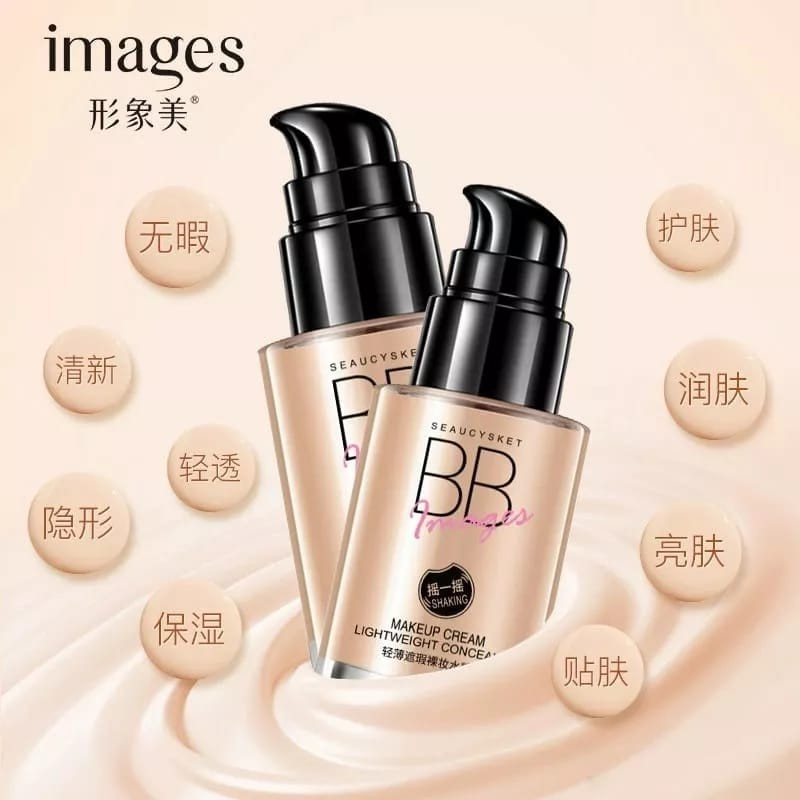 IMAGES Nude makeup Whitening BB Cream Perfect Cover Flawles foundation