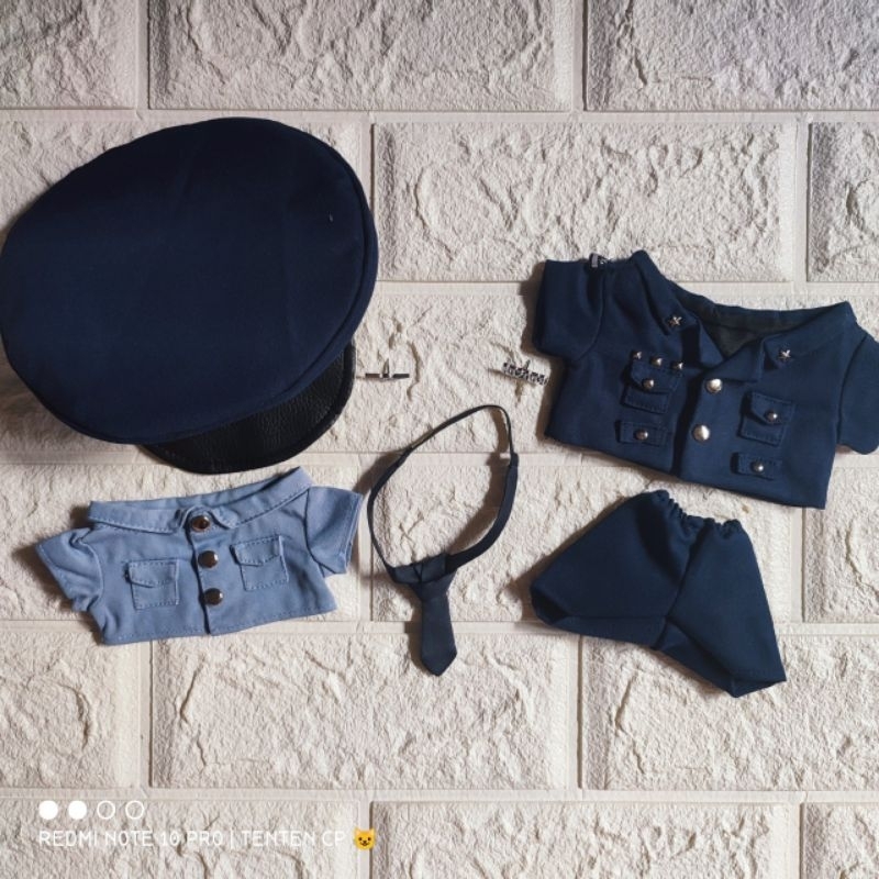 COSTUME ONLY BJYX CP 20cm Doll COSTUME CLOTHES ONLY Police Doctor Wang Yibo Xiao Zhan Yizhan BJYXSZD