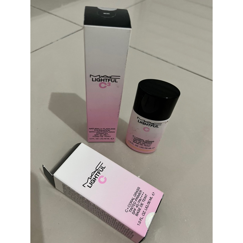 PrelovedMAC - Lightful C C+Coral Grass Tinted Primer SPF 45 30ml/1oz