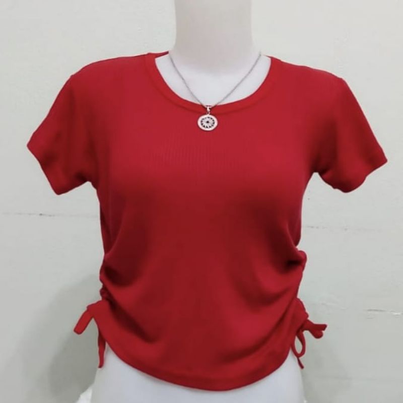 TERBARU zulfikar fashion muslim Kimberly kaos rajut serut wanita ( real pict)