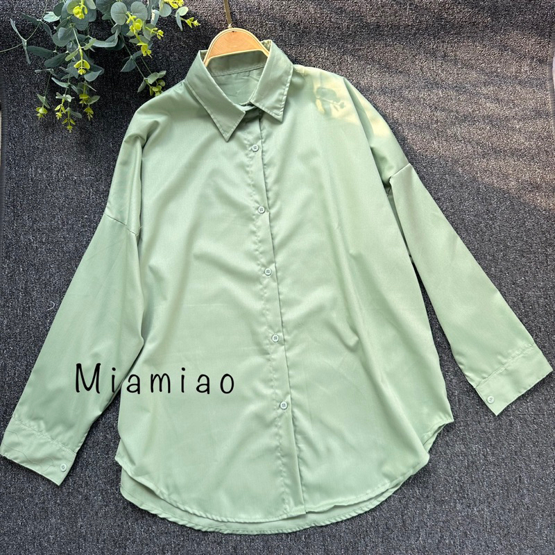 Kemeja Wanita Oversized / Kemeja Katun