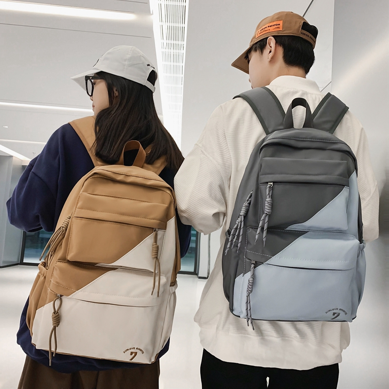 WYK155 Tas Ransel Pria Wanita Sekolah Kuliah Diagonal Backpack Impor TKM