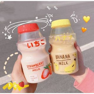 [COD] BOTOL MINUMAN ANAK LUCU CUTE MODEL MINUMAN FERMENTASI YAKU** IMPORT BOTOL MINUMAN PLASTIK