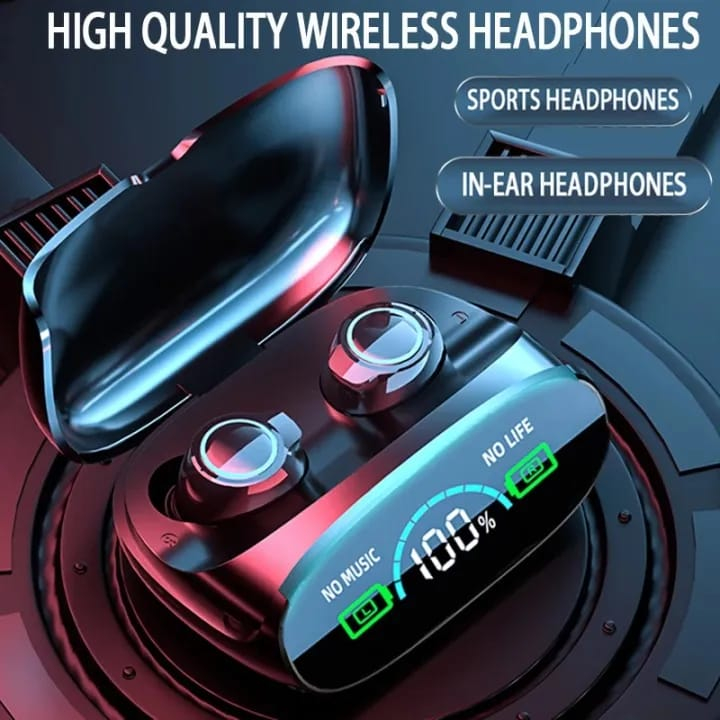 M38 HEADSET BLUETOOTH WIRELESS TWS GAMING LED DISPLAY V5.2