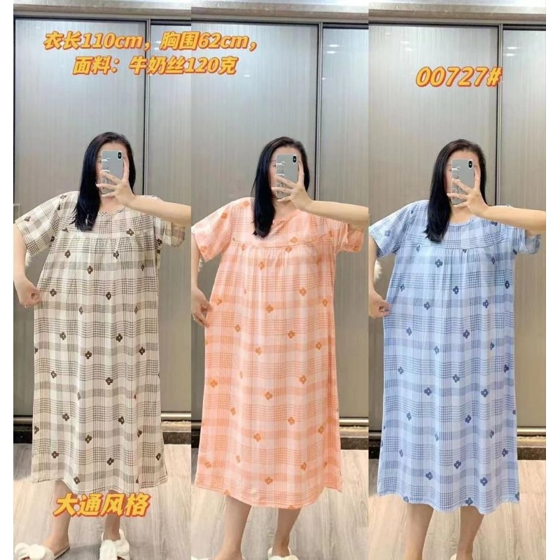 baju tidur daster jumbo LD 120 fit to 130