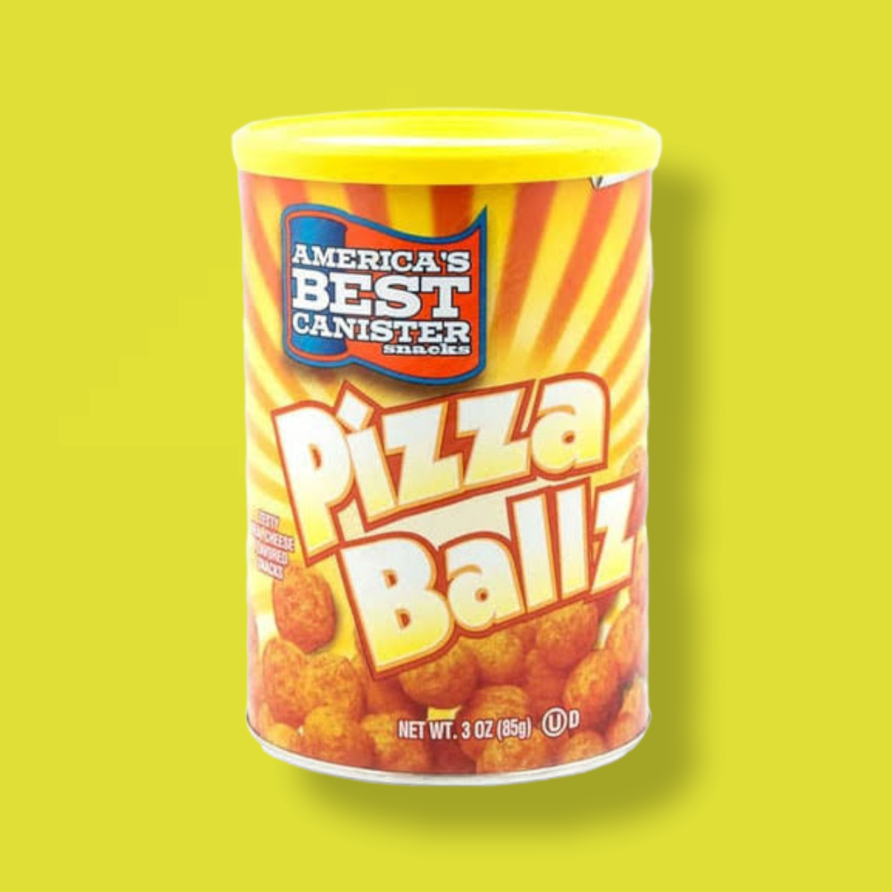 

America's Best Canister Snacks Pizza Ballz